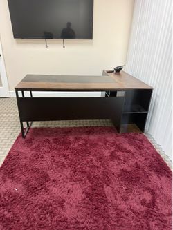 2 Modern L- Shaped Desks with Storage and mm