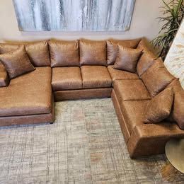  3pc Contemporary Customizable Sectional with chaise ***PROUDLY MADE IN USA***