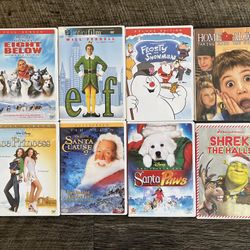 Disney and Christmas Movies, DVD (Lot of 8 Movies)
