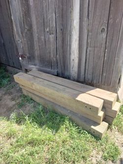 Treated wood 8"X6"X 6' long.