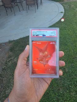 RED VICTINI Pokemon PSA 10!