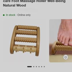 Wood Foot Massager Roller