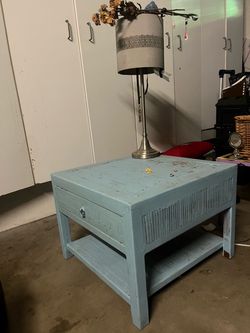 Wood 1drawer sidebed table nightstand