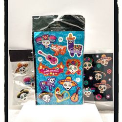 ☠️ Dia de Muertos☠️  3-Pack of Various Clings & Stickers *NEW*