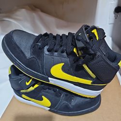 Nike Zoom Mogan Mid 2  (Black / Tour Yellow-Anthracite) size # 7