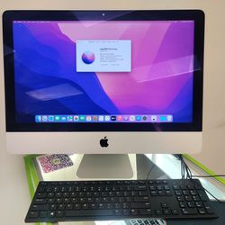 Apple iMac Late 2015 21.5" Intel Quad-Core , 16gb Ram, 512GB SSD, Intel Iris Pro 6200 1.5GB Graphics, MacOS Monterey, Keyboard and Mouse. Com