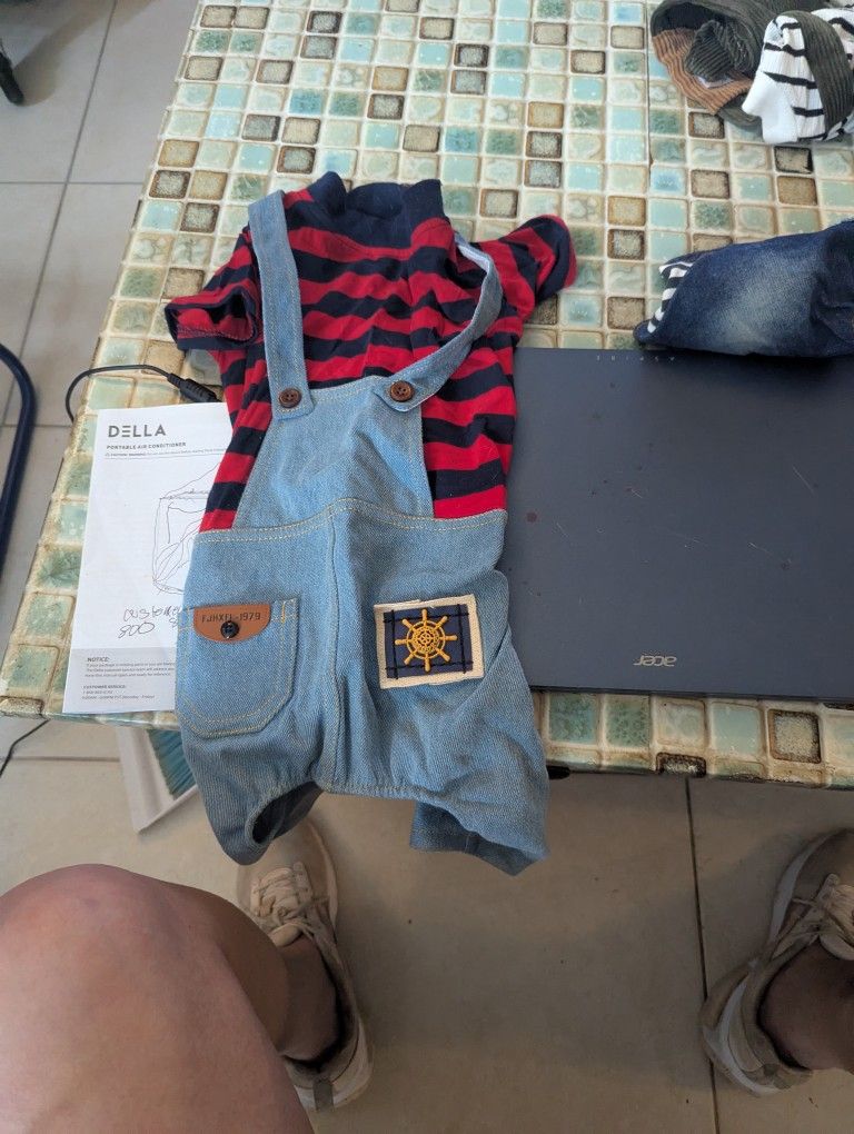 Small/Medium Dog Shirts & Overall
