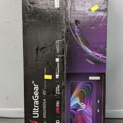 LG - Ultra gear 45" OLED QHD 240Hz 0.03ms Smart Curved Gaming Monitor (45GX90SA)