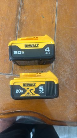 Dewalt 20v batteries