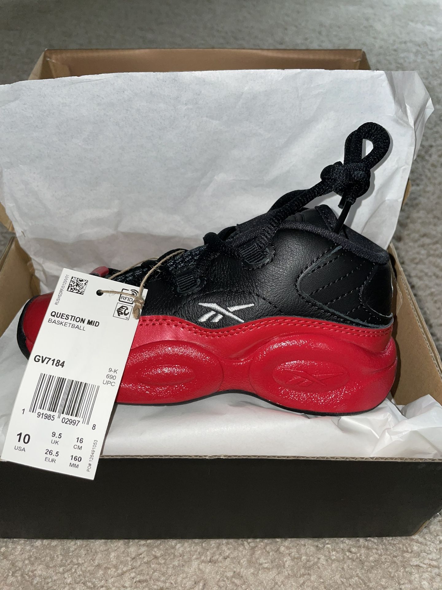 Reebok Questions Mid Toddler Shoes