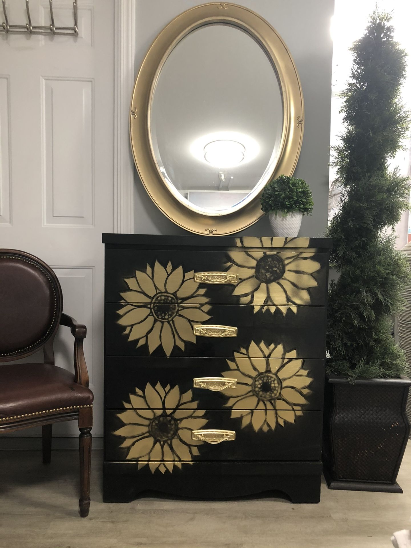 Very Gorgeous Cabinet And Mirror