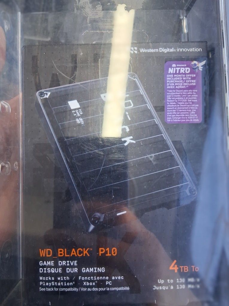 WD BLACK P10 4TB Game Drive