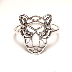 Panther Silver Ring
