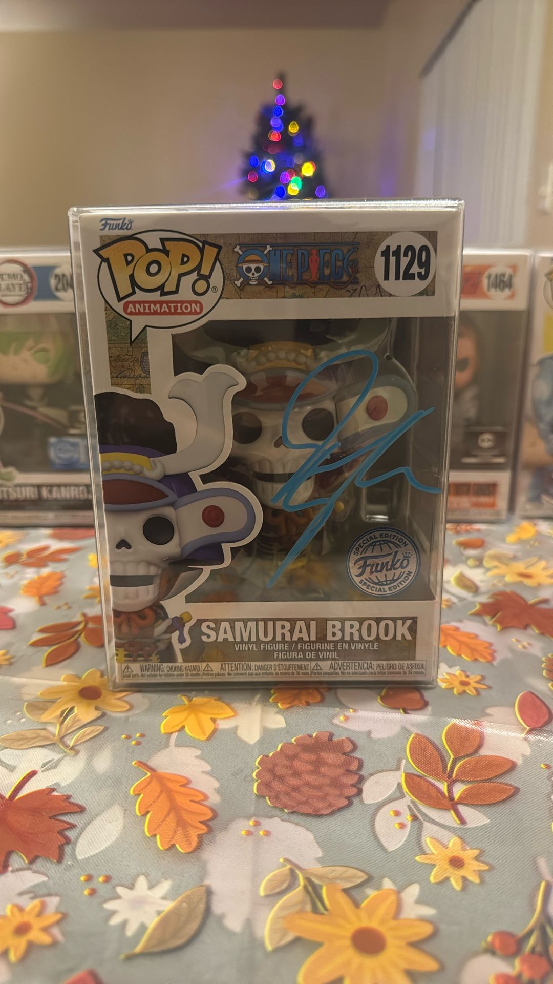 Samurai Brook Funko Pop Signed.