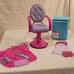 American Girl Doll Salon Set 3 Separate Sets In 1