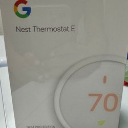 Nest Thermostat E, Nest Pro Edition 
