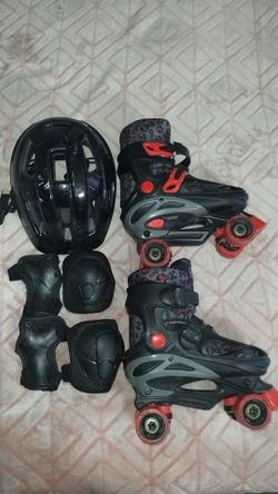 Roller Skate Plus Safety Gear 