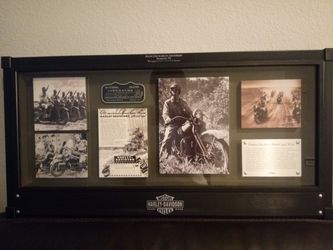 Harley Davidson - Military Archive Shadow Box