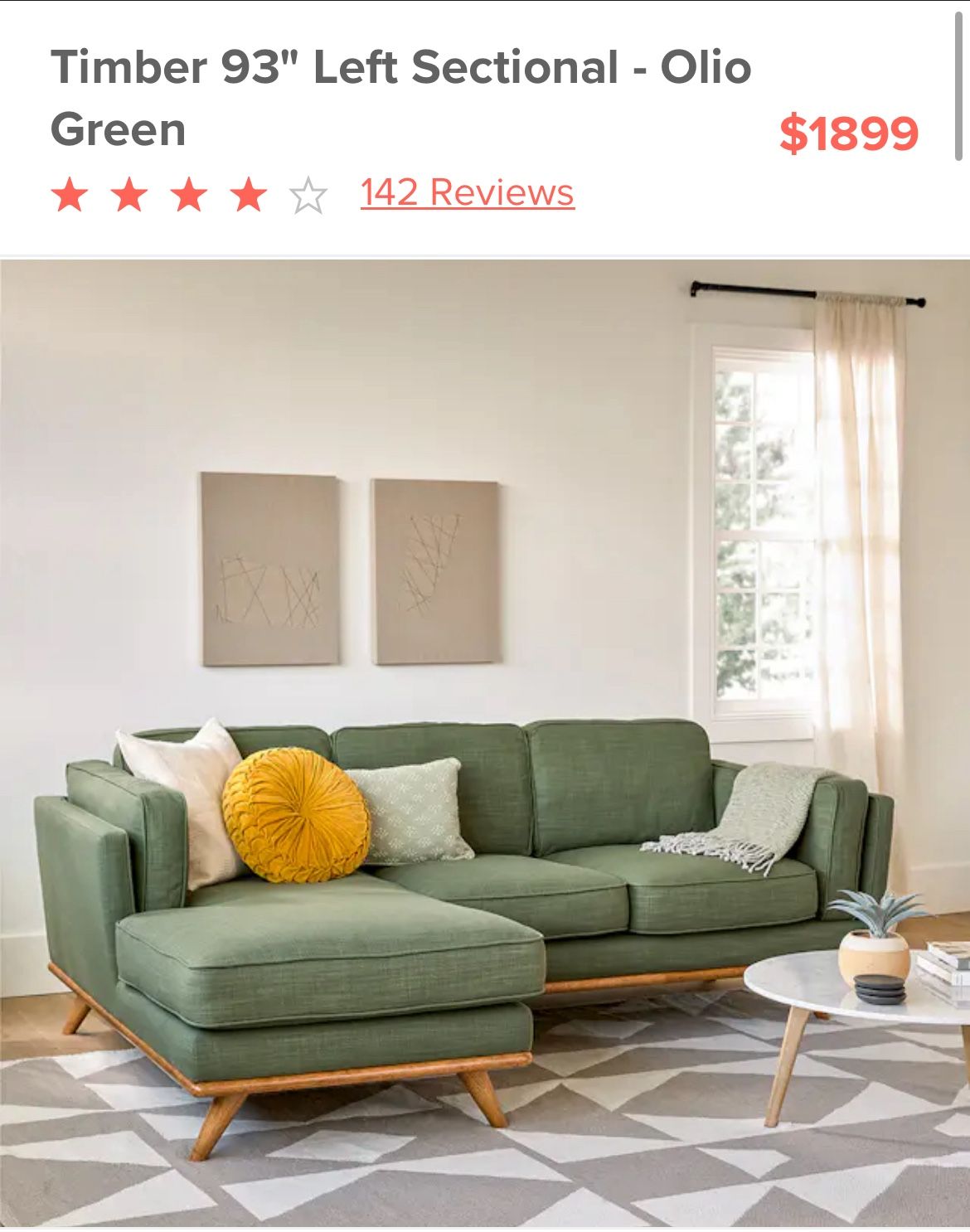Article Sectional Couch