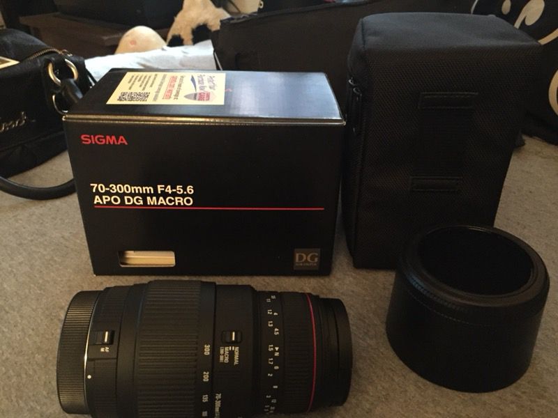 Sigma 70-300mm f/4-5.6 APO DG Macro Telephoto Zoom Lens