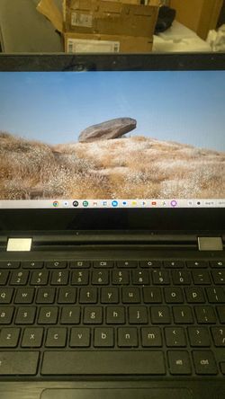 Touchscreen Black Chromebook Laptop