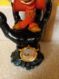 Fantasia's Sorcerer Mickey Limited Edition Disney Watch Chernabog's Hand  Statue
