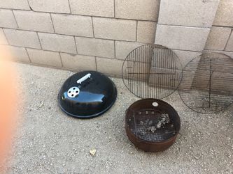 Ugly smoker 55 gallon Weber top grill and smoker