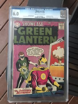 Showcase #23 (1959) CGC 6.0 — O/w To White; 2nd SA Green Lantern (Hal Jordan)