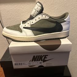 Air Jordan 1 Low Travis Scott Olive