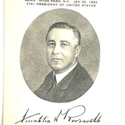Vntg FDR Birthday Postal Cover