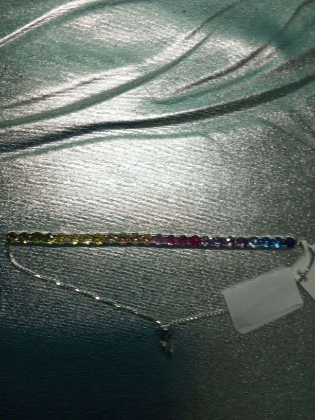 Rainbow Colored Womens Bracelet