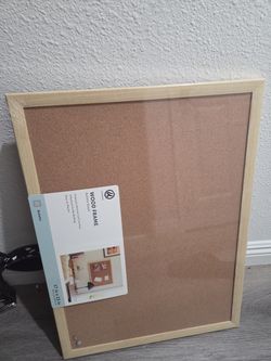 Wood Frame Bulletin Board New