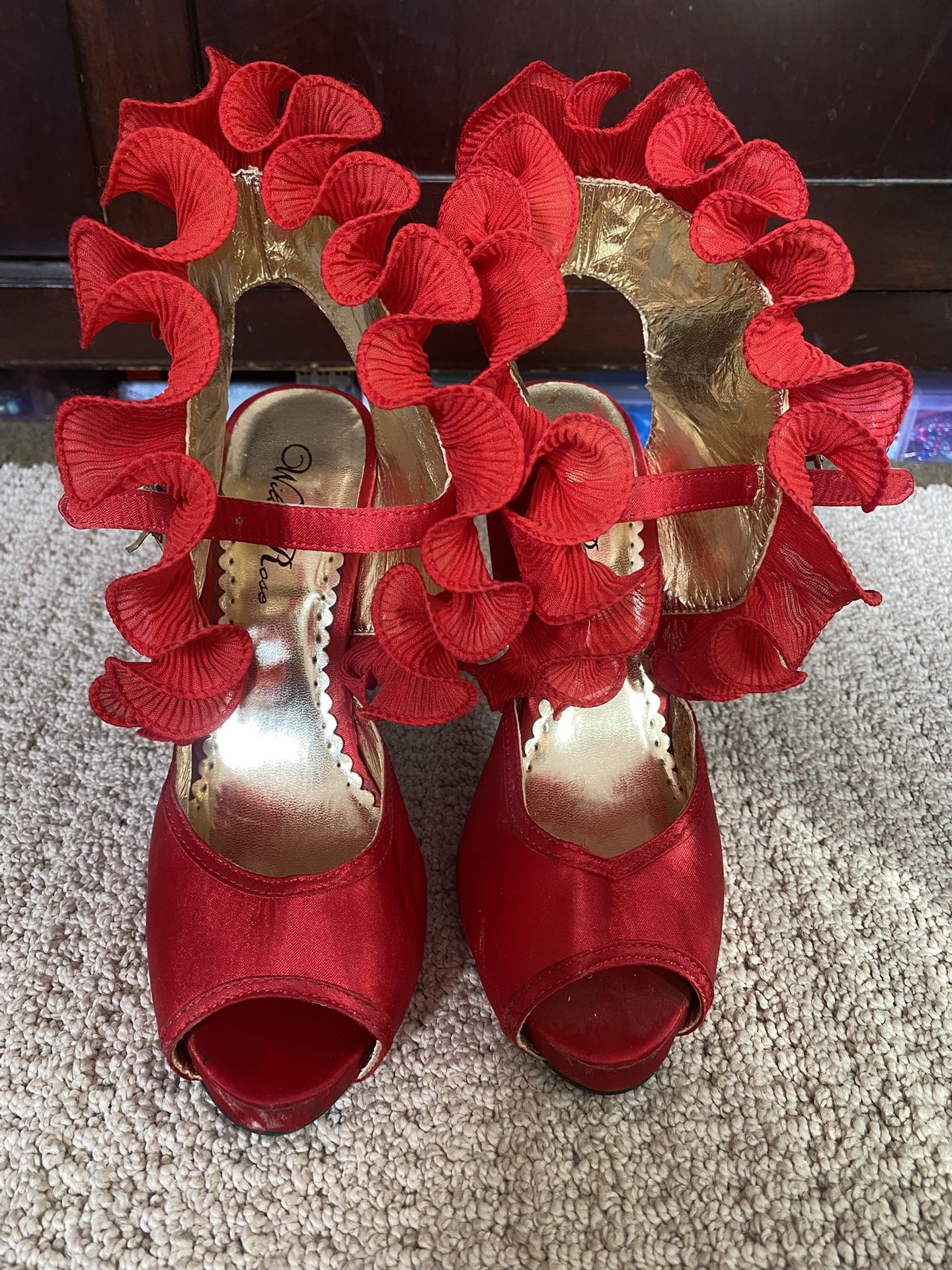 Red High heels