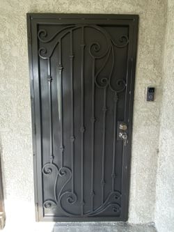 Custom door designs and fences