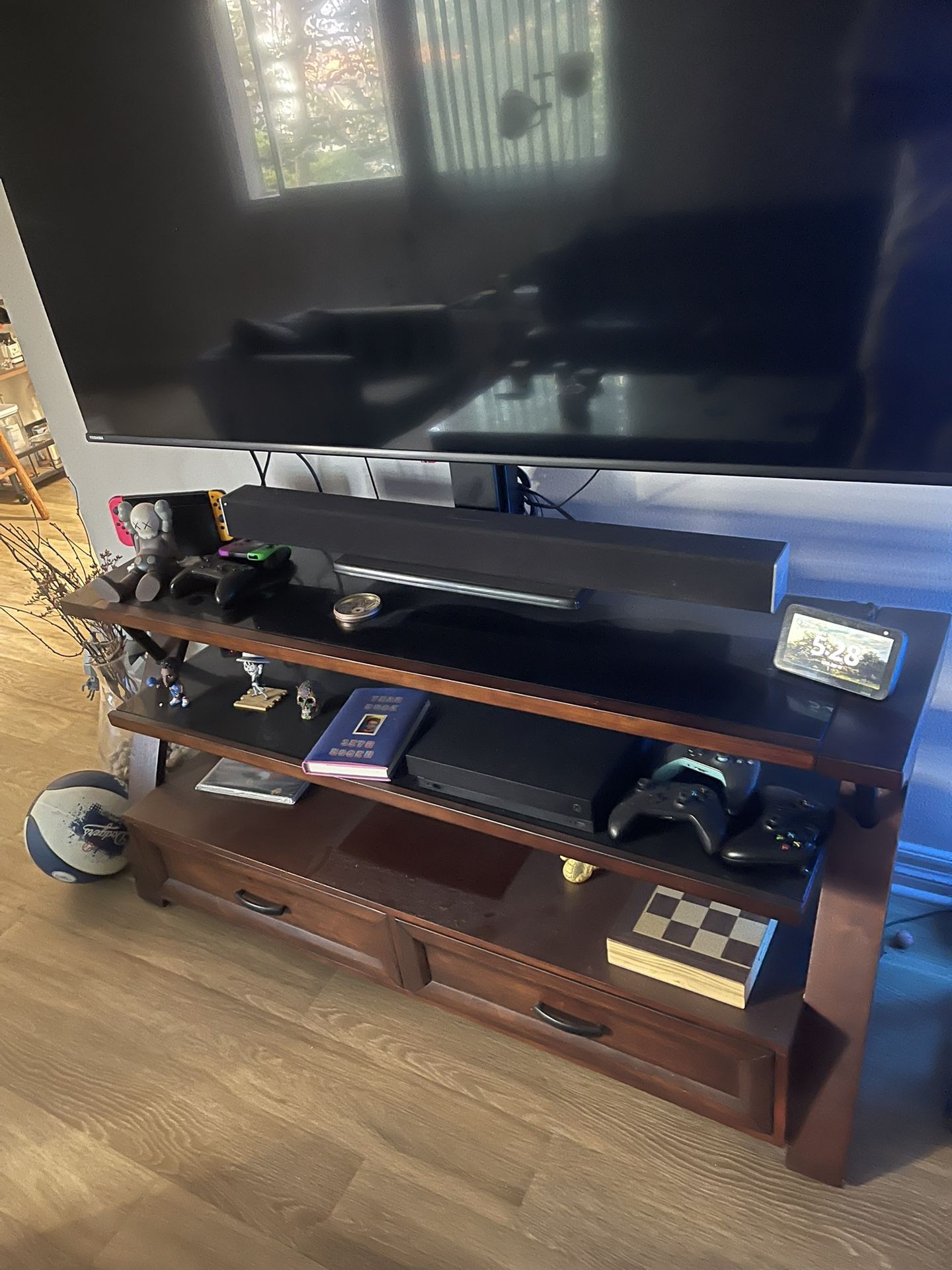 Solid Wood TV Stand (STAND ONLY)