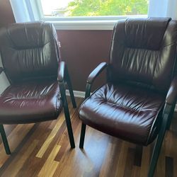 Two Office Arm Chairs 