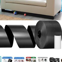 32.8 Feet Under Sofa Toy Blocker With 19.6 Adhesive Mounting Strap (346)