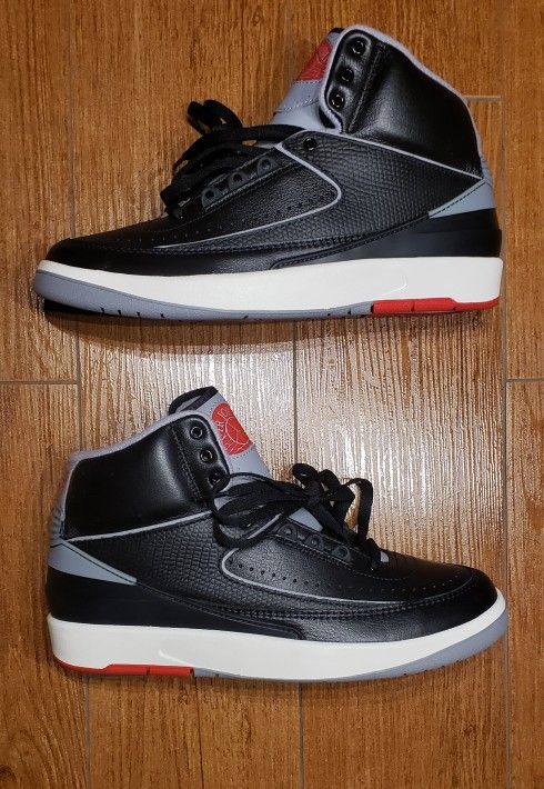 Nike Air Jordan 2 Retro Black Cement Men's Size 9.5 And Men's Size 8.5 Brand NEW *Authenticity Gurantee*