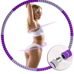 Exercise-Hoops for Adults Detachable Stainless Steel Core with Comfortable High- weighted 