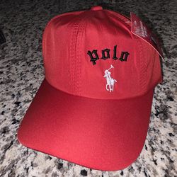 Polo Red Adult Hat Brand New