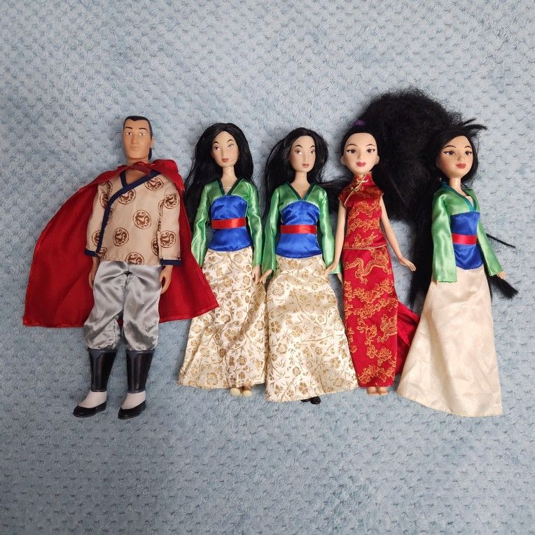 Disney Mulan dolls