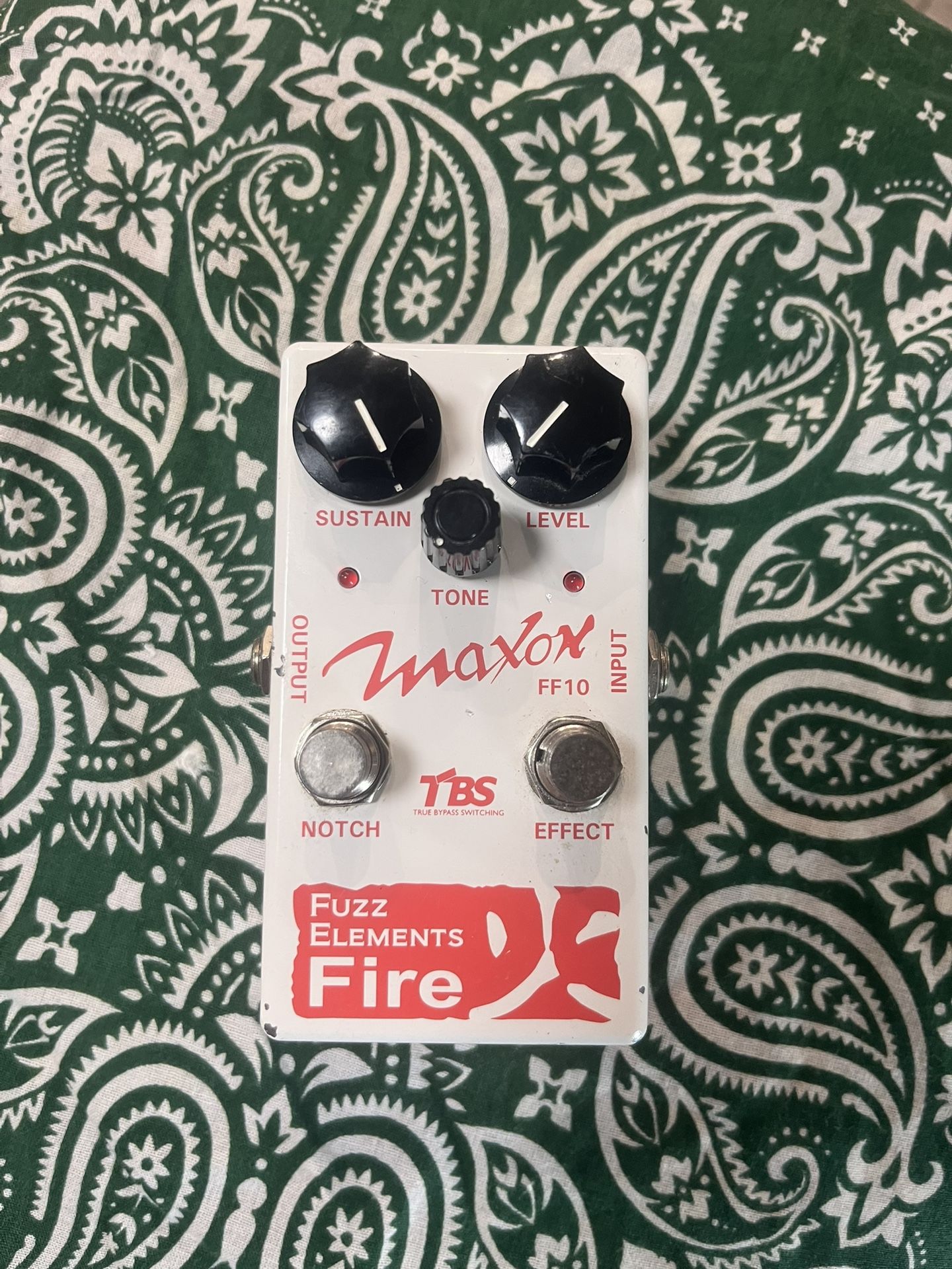Maxon FF10 Elements Fire fuzz pedal
