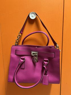Michael Kors Handbag In Hot Pink