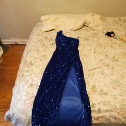 Royal Blue Party/Prom Dress Size Small 