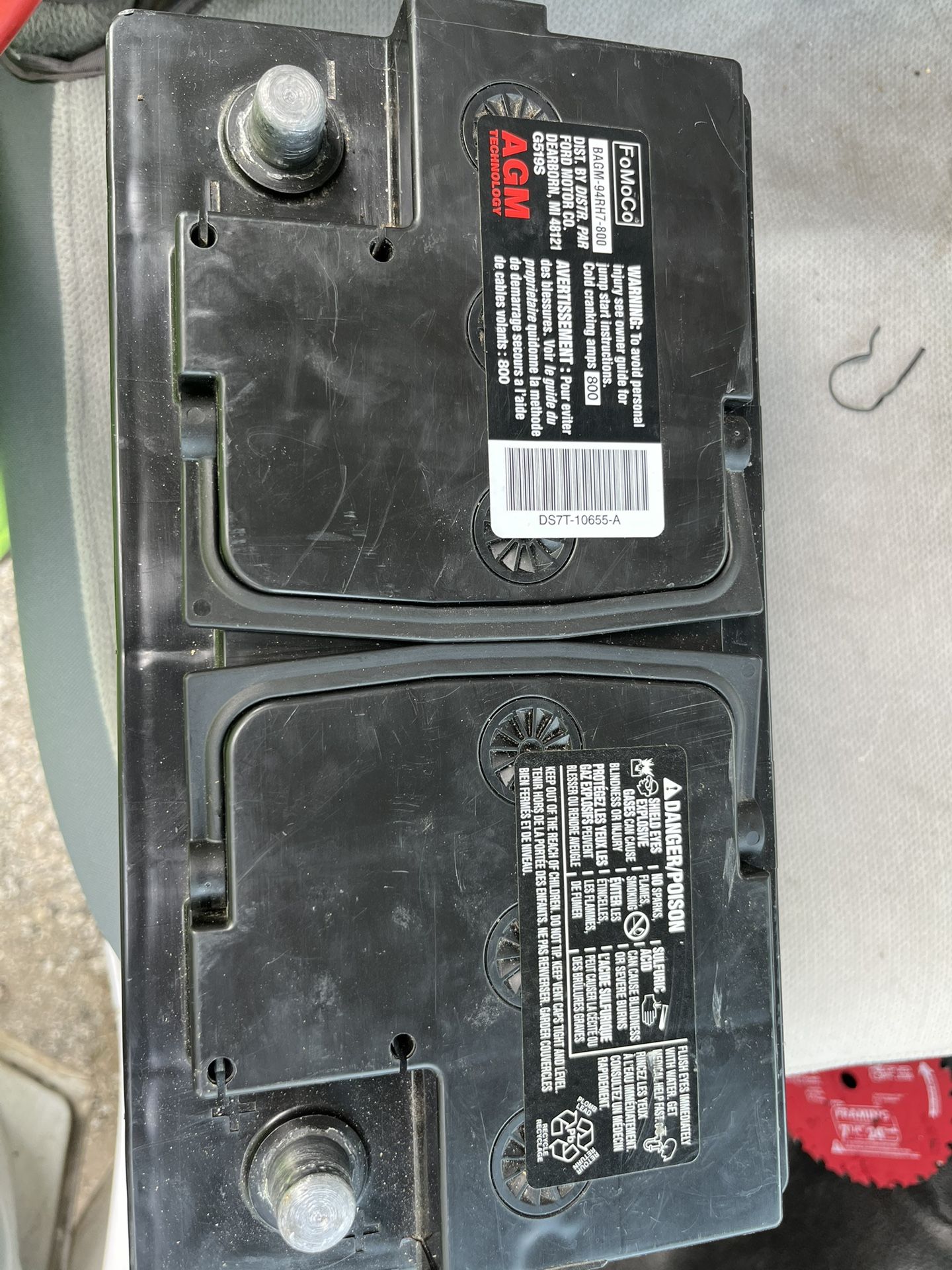 Ford Motor Co Battery 800CCA