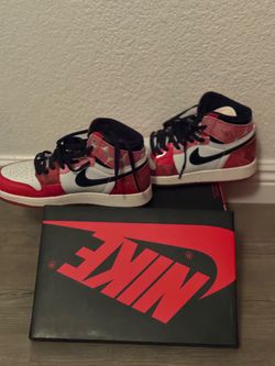 Jordan 1 Spider-Man into the spider verse size men’s 7