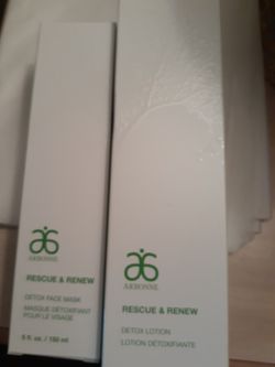 Arbonne Detox face mask and lotion, can sell separately
