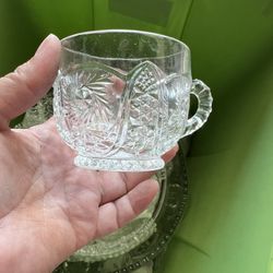 Two Vintage Punchbowl Sets
