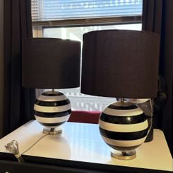 Pair of Kate Spade New York Elise Ceramic Table Lamps