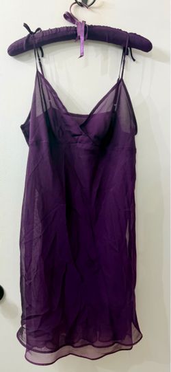 Purple Sheer Slip Nighty